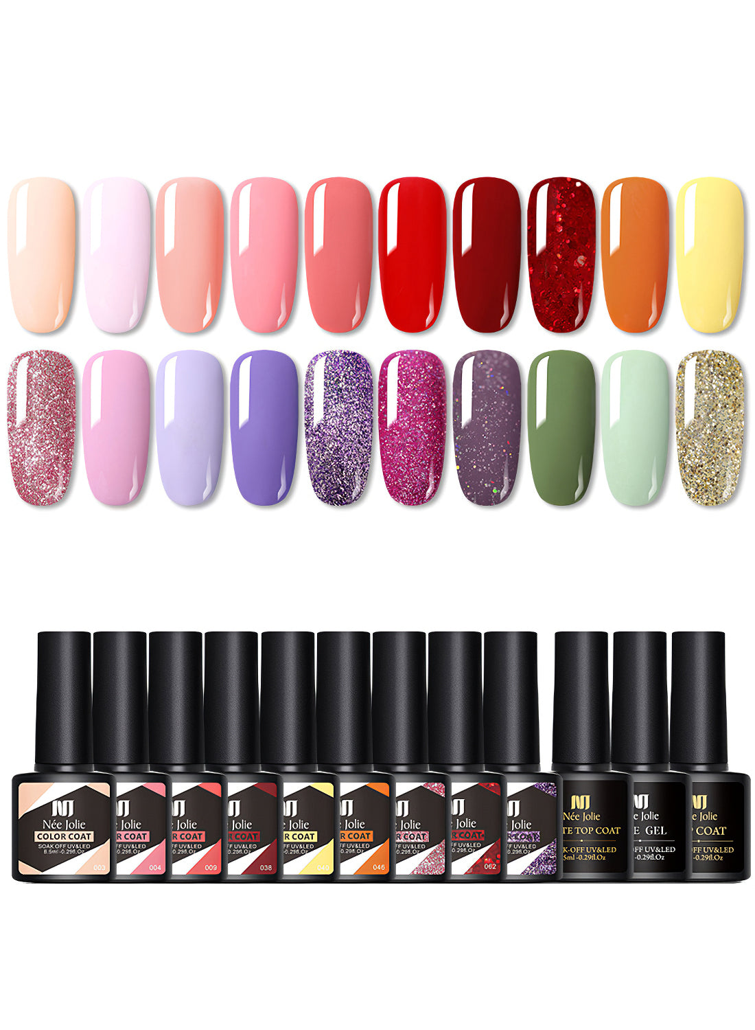 Nee Jolie 23 Pcs Gel Nail Polish Set