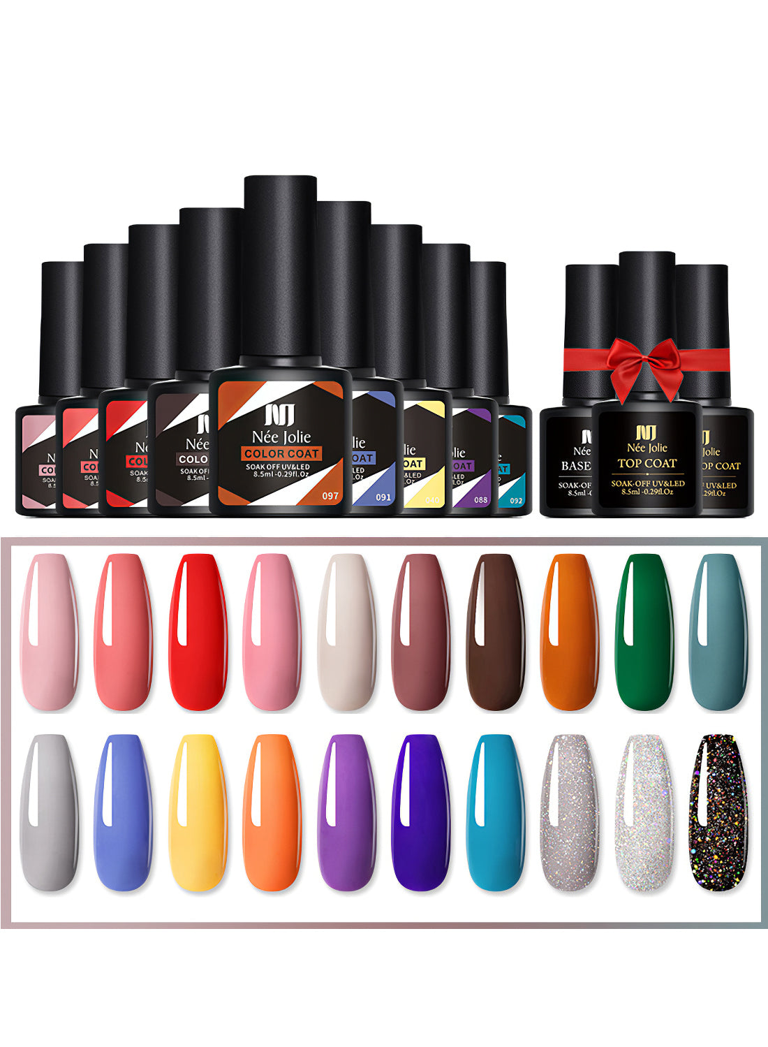 Nee Jolie 23 Pcs Gel Nail Polish Set