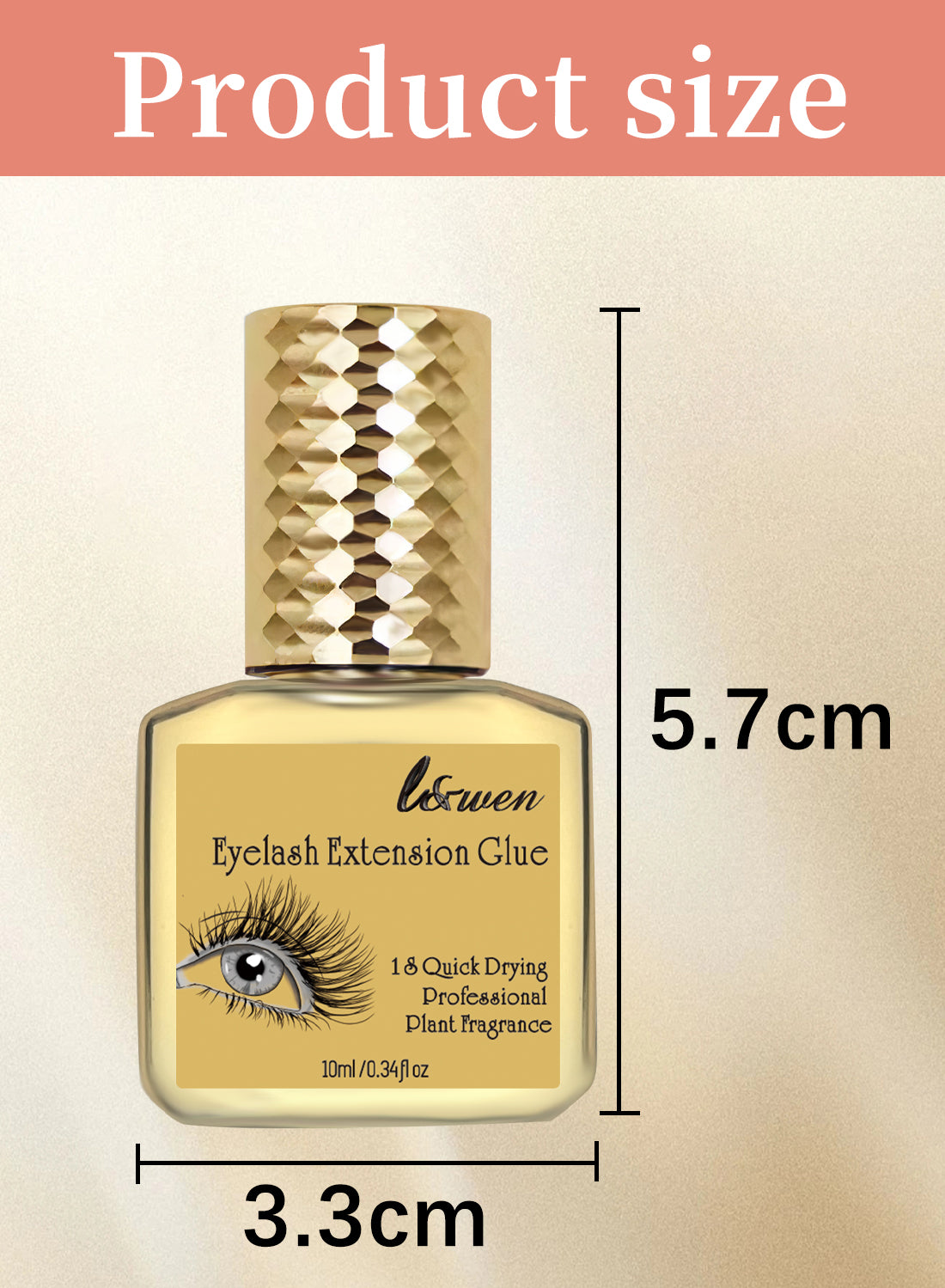 L&wen Eyelash Extension Glue without Eyes Open 10ml