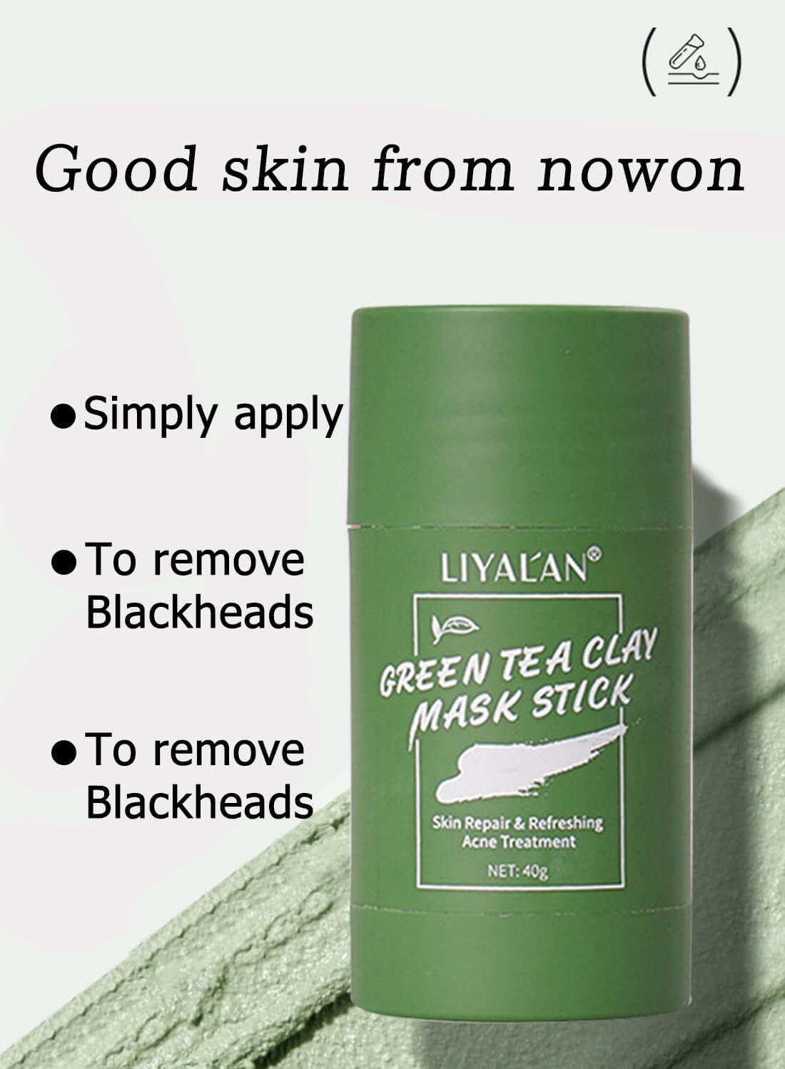 Liyalan Green Tea Clay Mask Stick