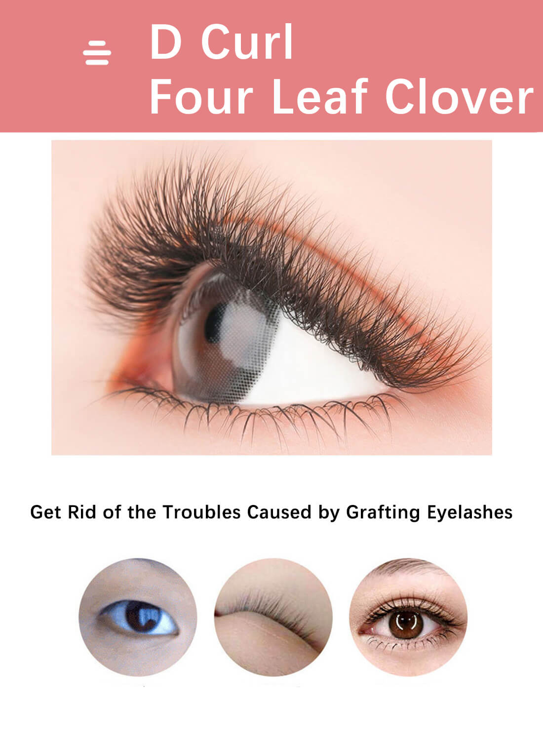 L&wen Auto Fans Fake False Eyelashes for Extension Grafting