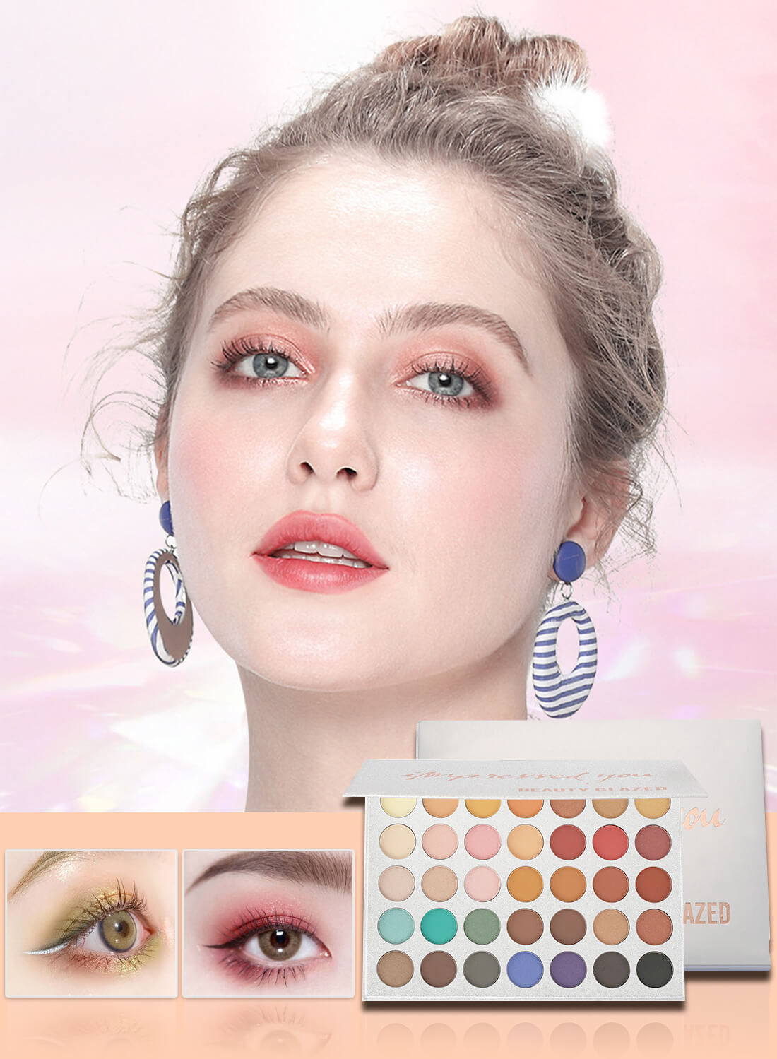 beauty glazed 35 Colors Eyeshadow Palette