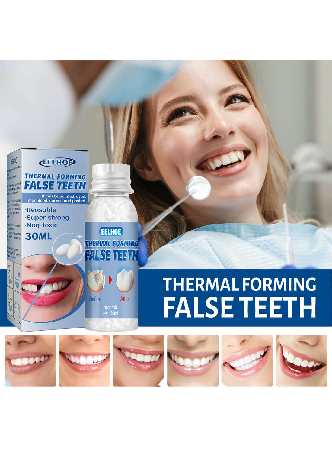 EELHOE Forming False Teeth Replacements