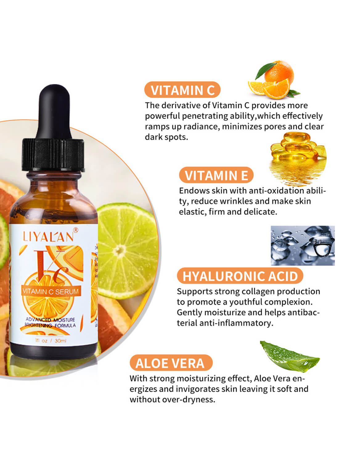 Liyalan Vitamin C Serum 30ml