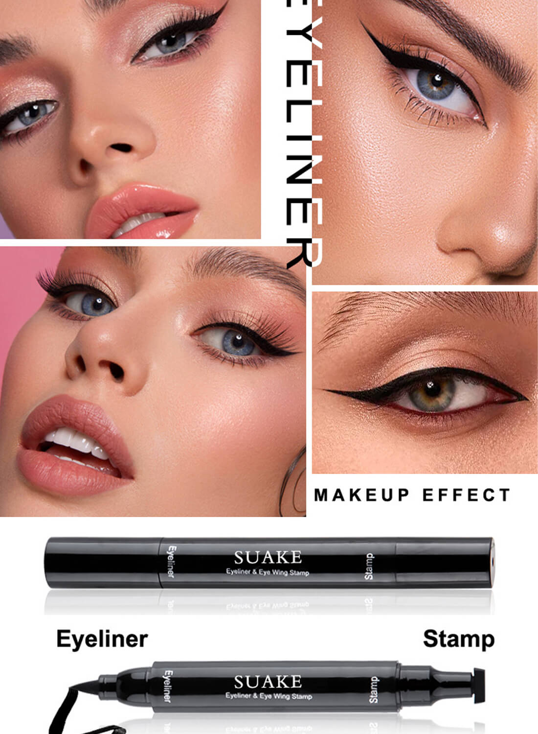 SUAKE Liquid Eyeliner Stamp Pencil for Women