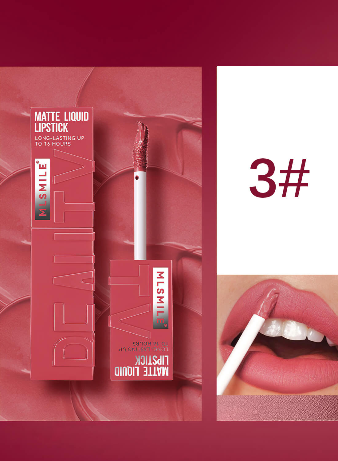 Matte Velvet Liquid Lipstick, Up to 16H Wear