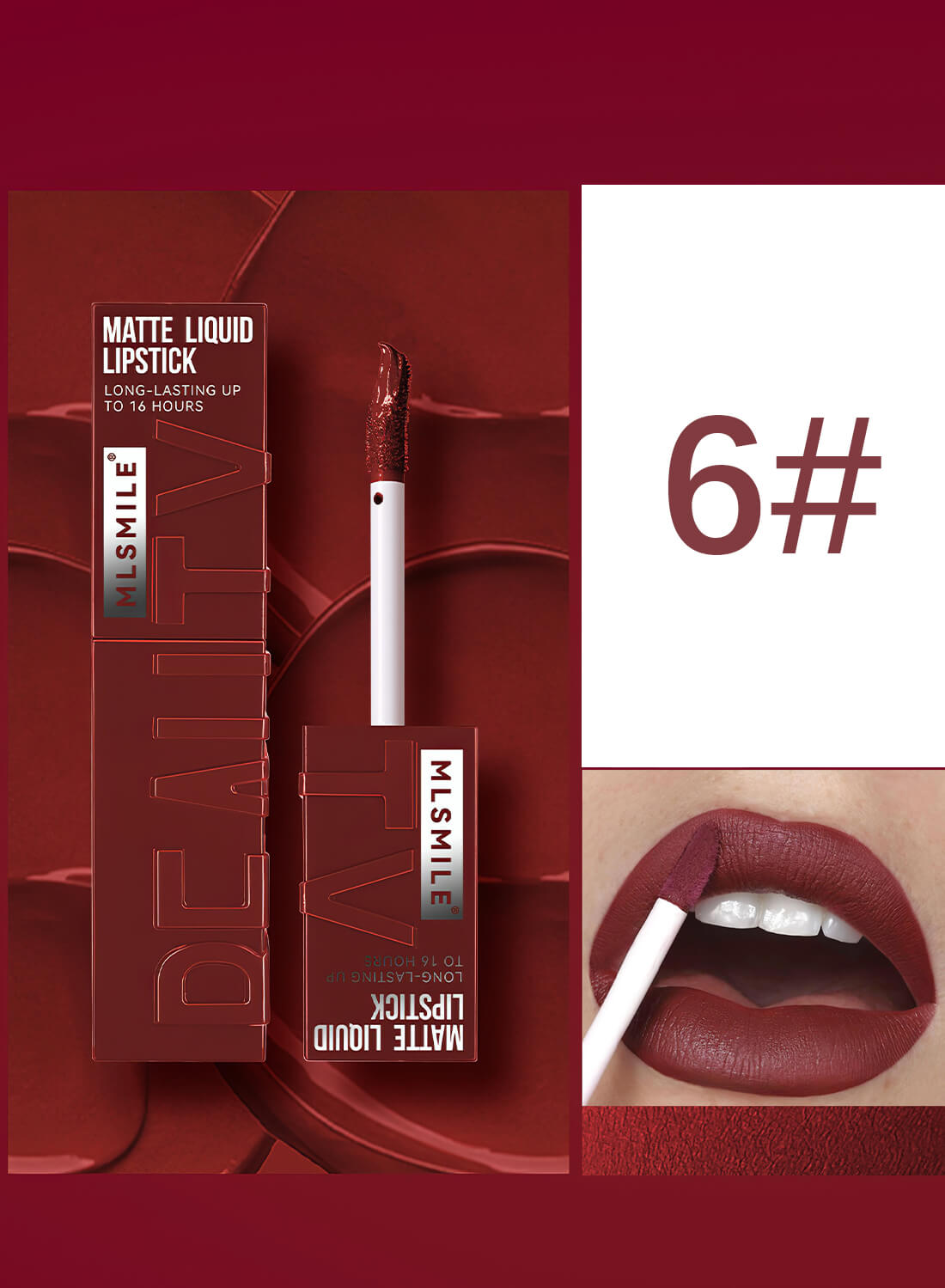 Matte Velvet Liquid Lipstick, Up to 16H Wear