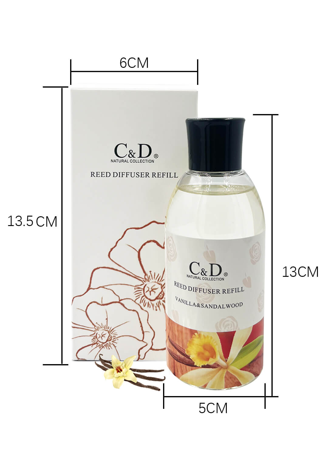 Reed Diffuser Oil Refill for Aromatherapy, Purify Air 180ml