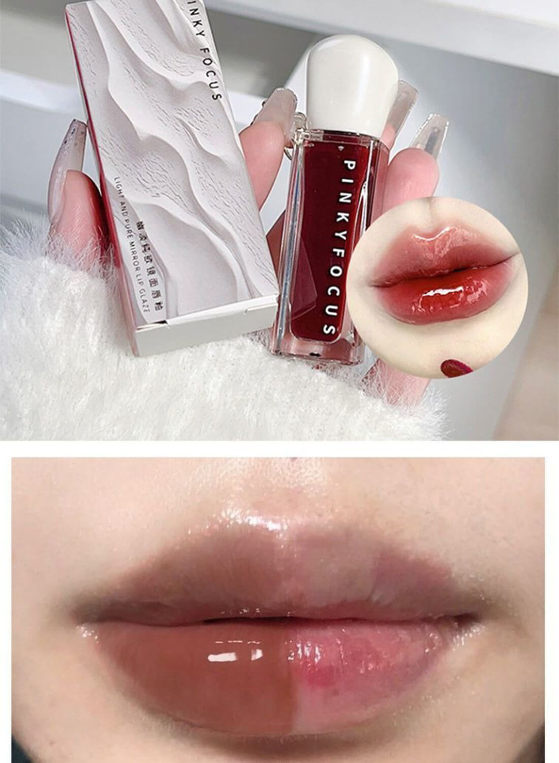 Mirror Lip Gloss, Liquid Lipstick for Girls and Women