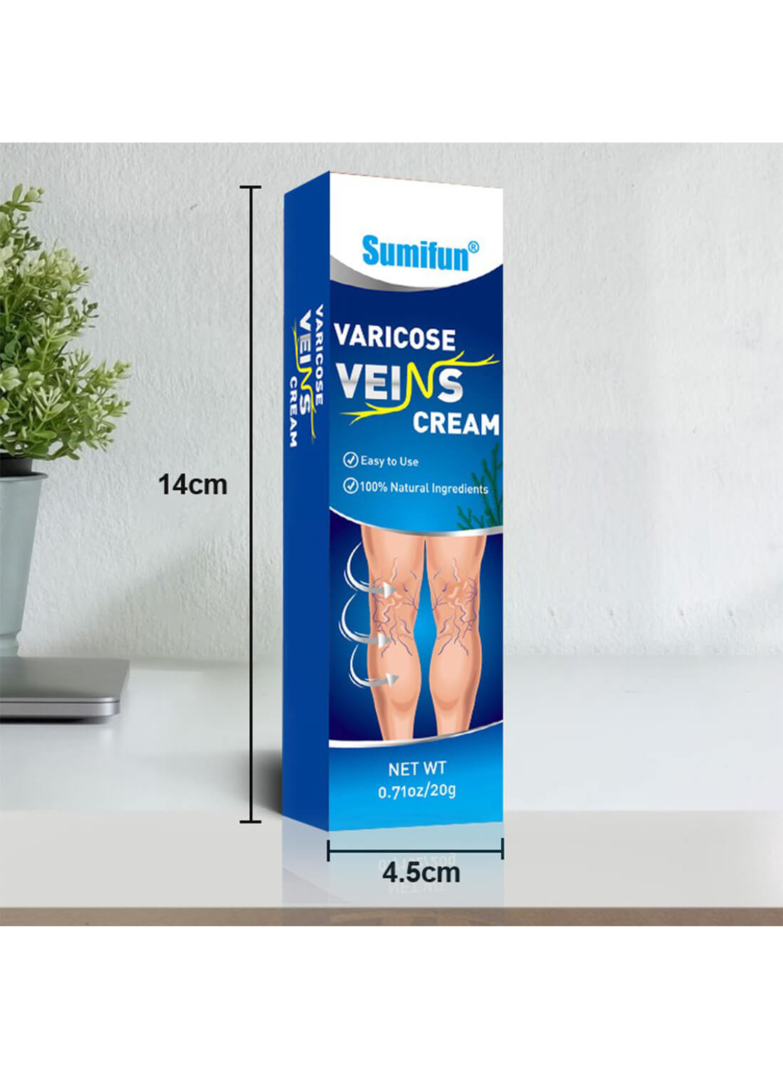 Varicose Veins Cream, Natural Varicose Veins Treatment for Legs 20g