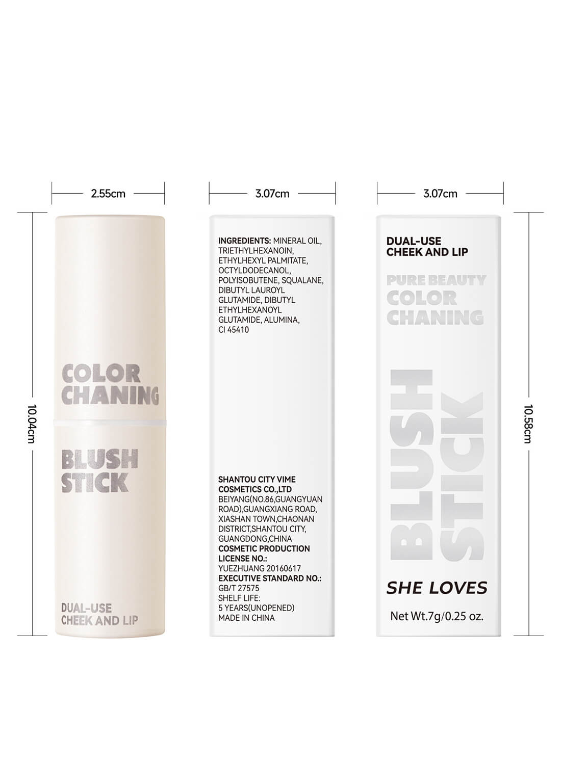 SHELOVES Blush Stick Temperature Changing