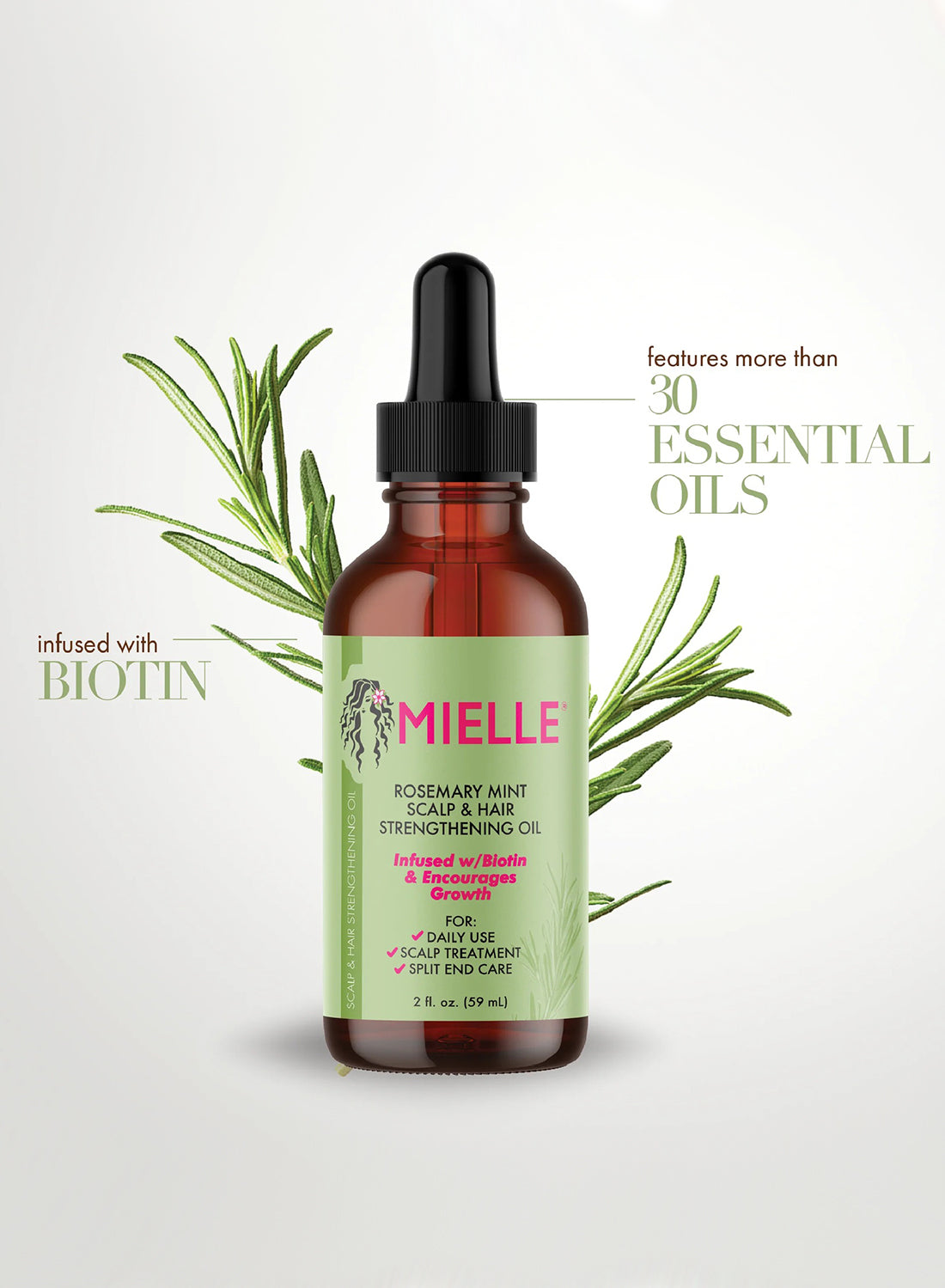 Mielle Rosemary Scalp and Hair Strengthening Oil